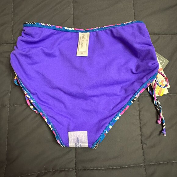 Salt + Cove Women's Floral Print High Waist Bikini Bottoms - Size: XS - NWT - Picture 8 of 11